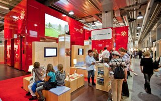 Besucher und Besucherinnen an der Olma 2009 in St. Gallen.