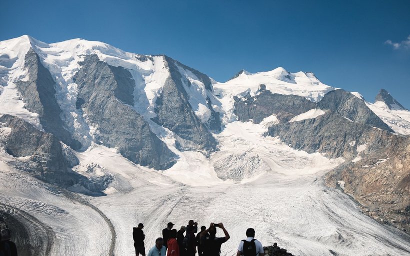 Diavolezza mit Touristen