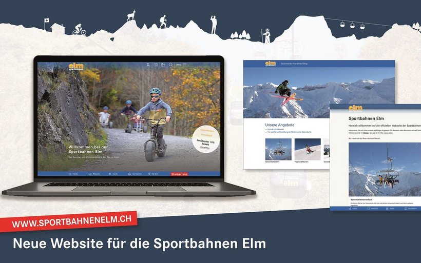 Sportbahn Elm neue Website