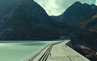 Image de barrage dans un film