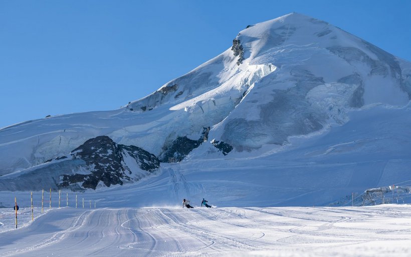 Skifahren in Saas-Fee